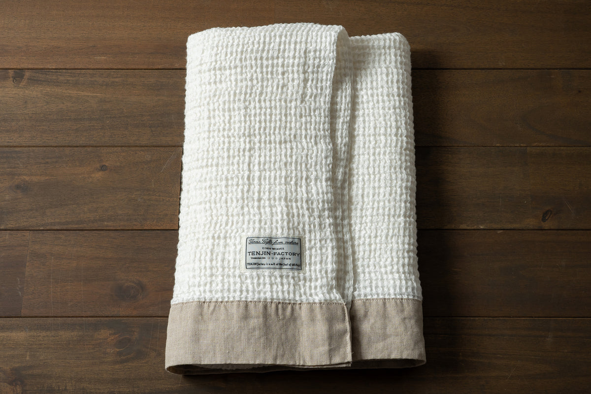 リネンワッフル　バスタオル＆タオル 楽天市場】リネン ワッフル バスタオル LINEN & BASIC 65×120cm
