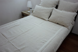 Linen-Gray selvedge linen sheets<p>亜麻色セルビッチリネンシーツ</p>