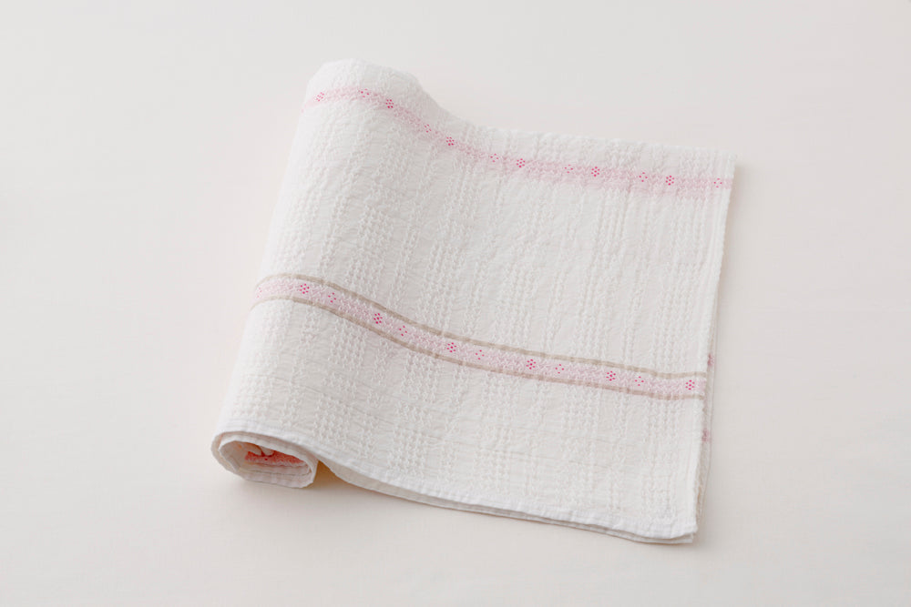 Flower Jacquard Towel