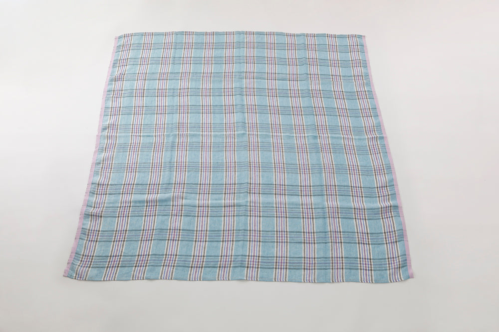 Linen Tablecloth_Lavender Check