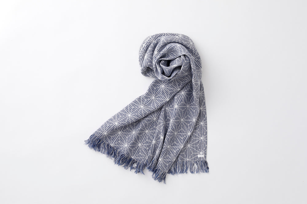 Long Scarf_Hemp Leaf Pattern