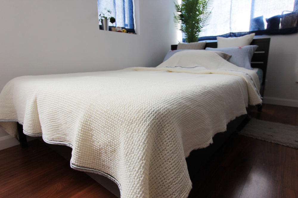 Lambs Waffle Blanket