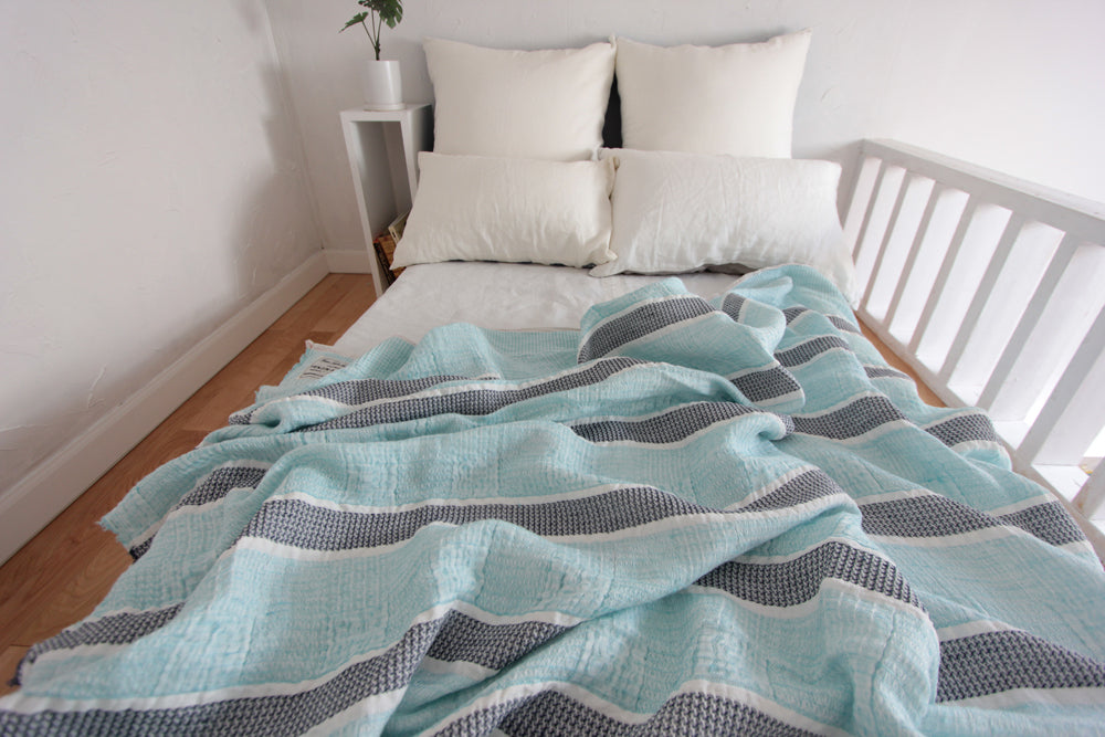 Honeycomb Border Blanket