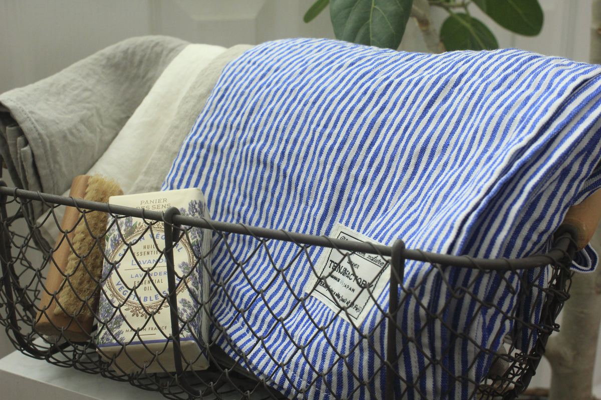Washed Linen Towel 洗いざらしリネンタオル – TENJIN-factory