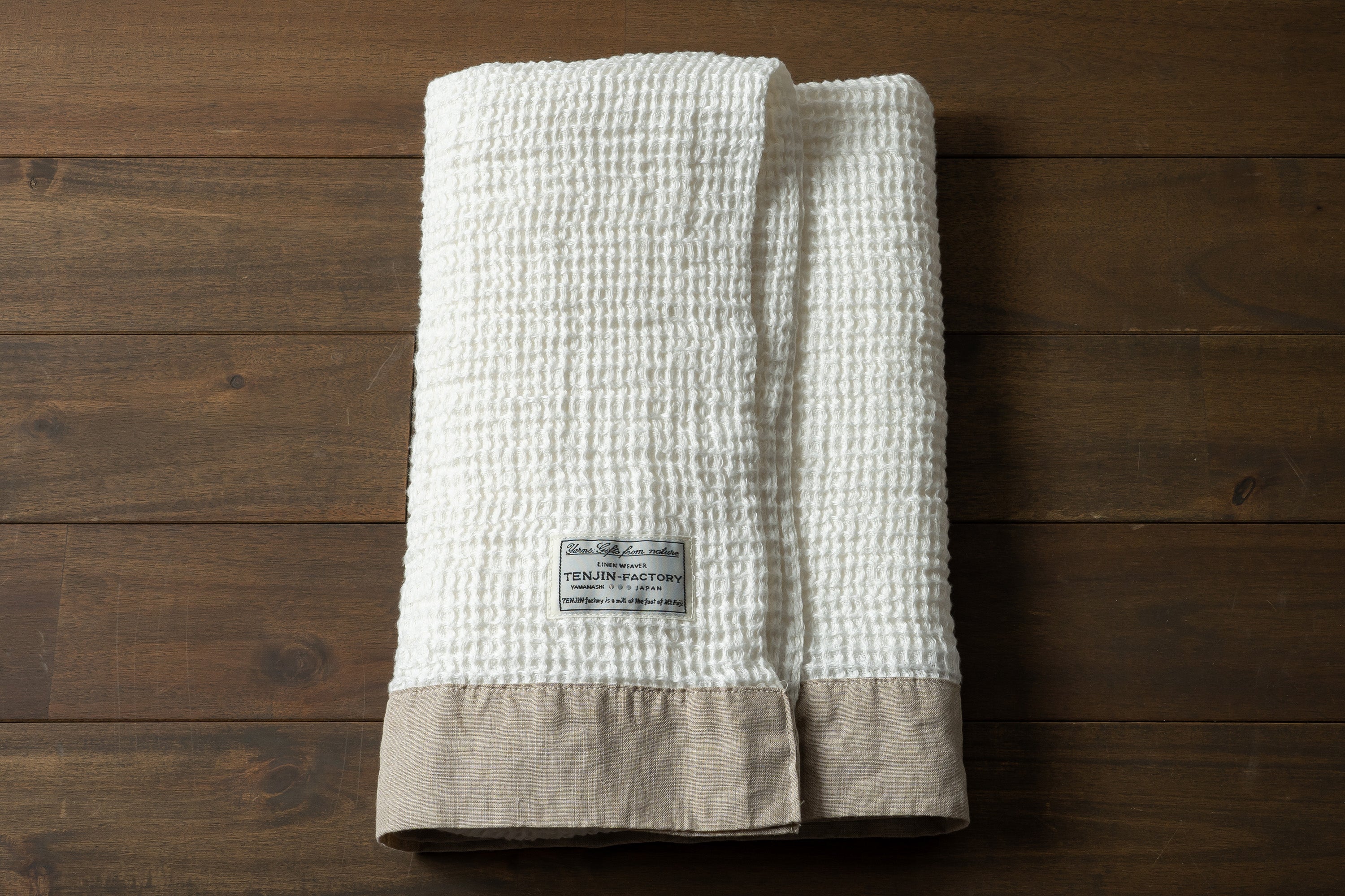 Waffle Bath Towel ワッフルヘムバスタオル