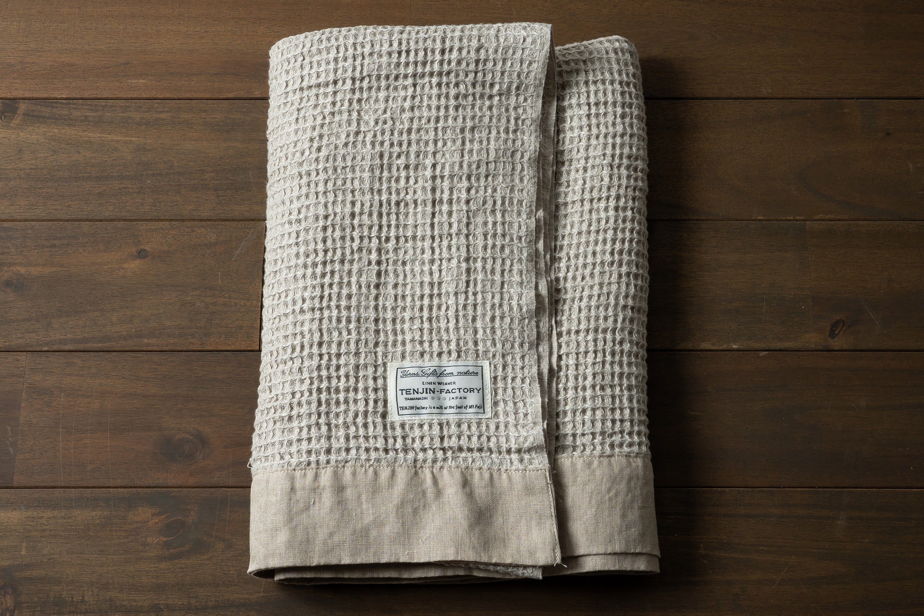 Waffle Bath Towel ワッフルヘムバスタオル