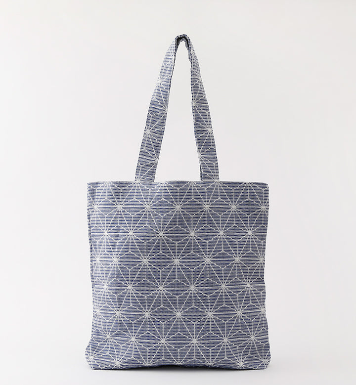 Toto Bag_Hemp Leaf Pattern<p>リネン麻の葉柄トートバッグ</p>