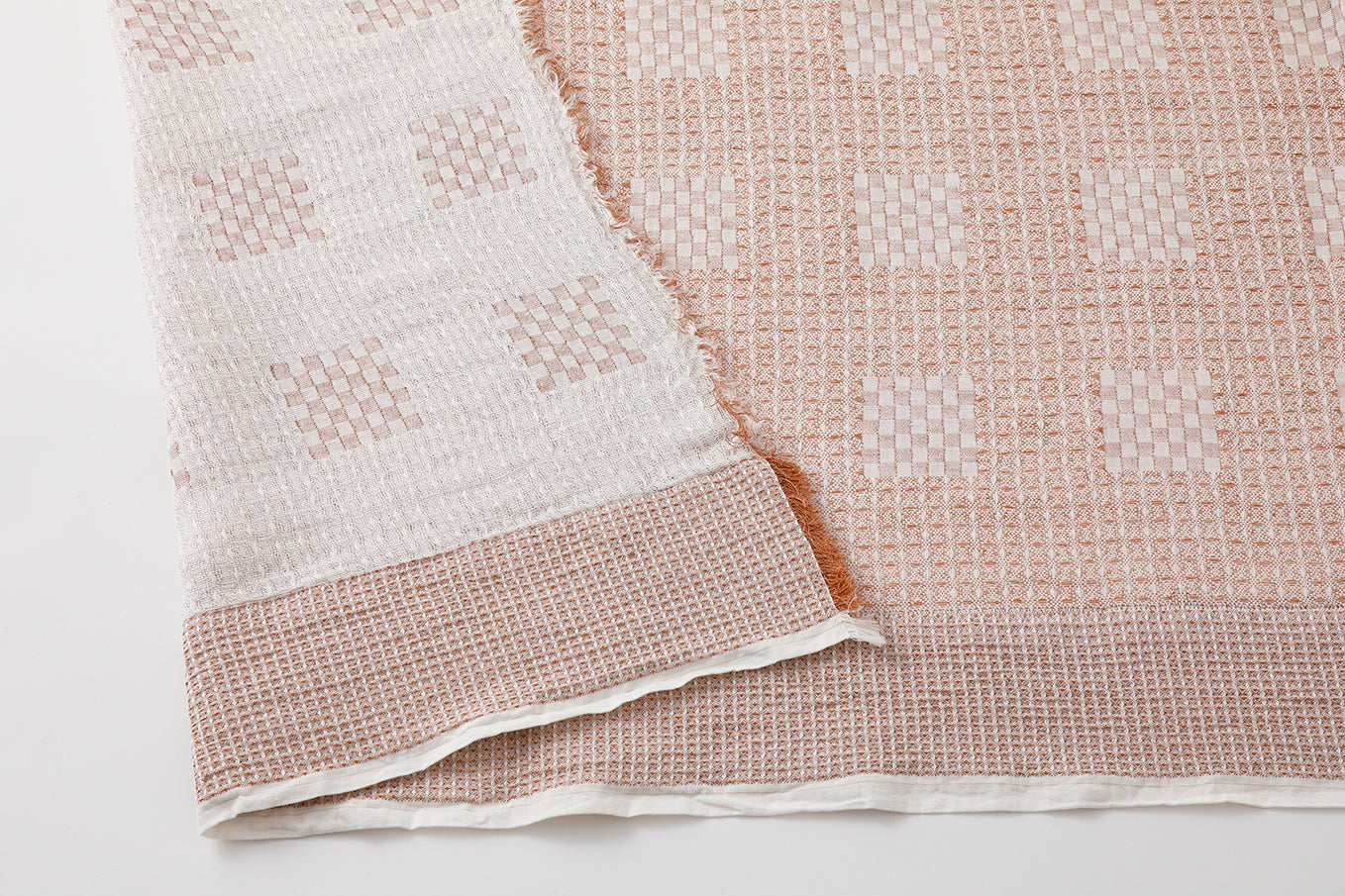 Kakishibu-dyed Linen&Cotton Blanket