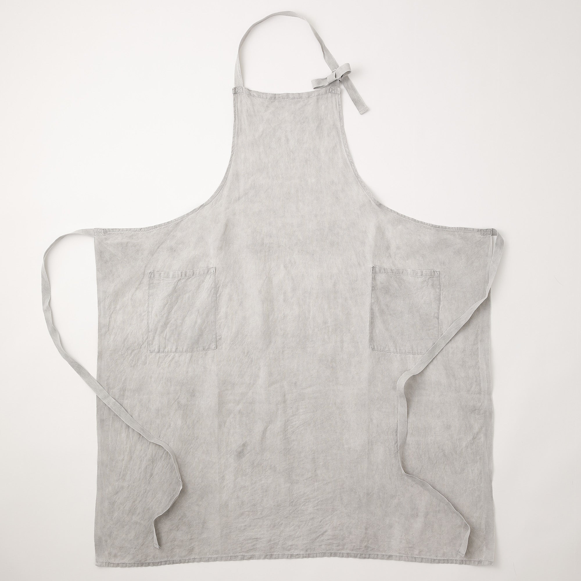 麻炭染めフルエプロン