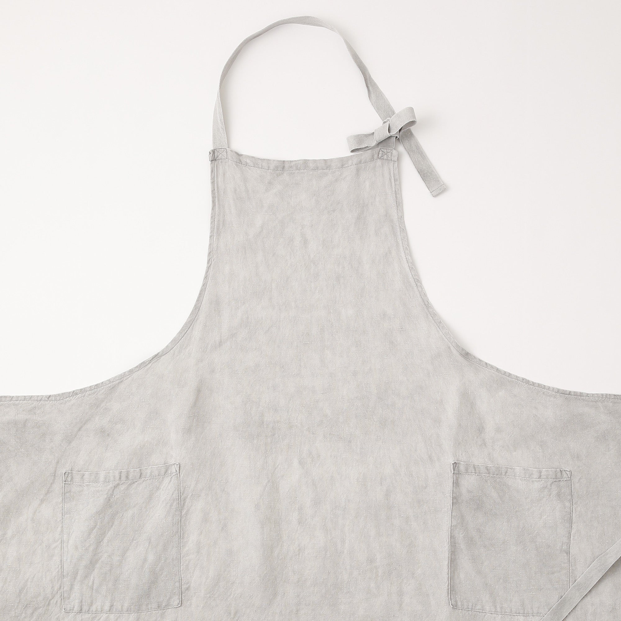 麻炭染めフルエプロン