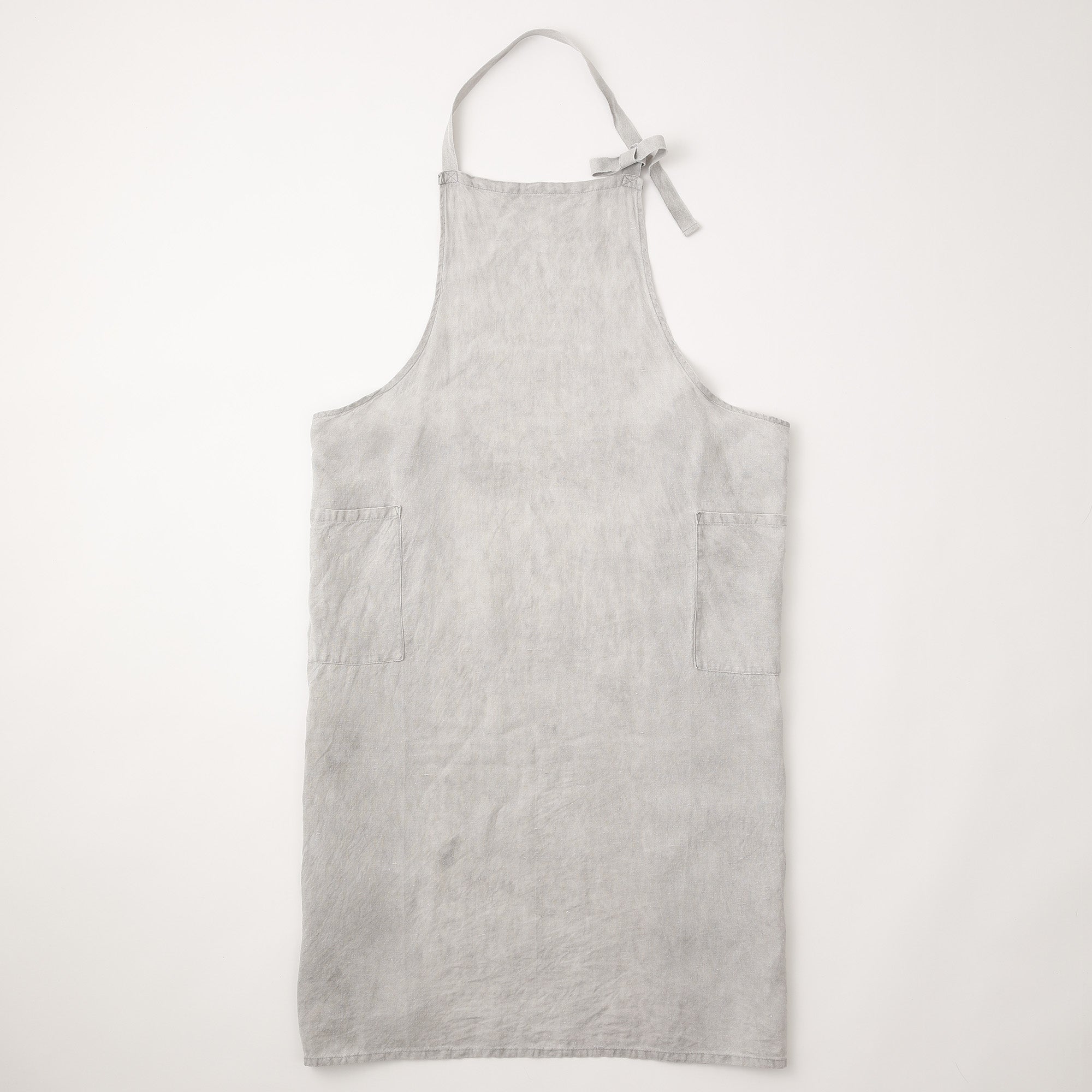 麻炭染めフルエプロン