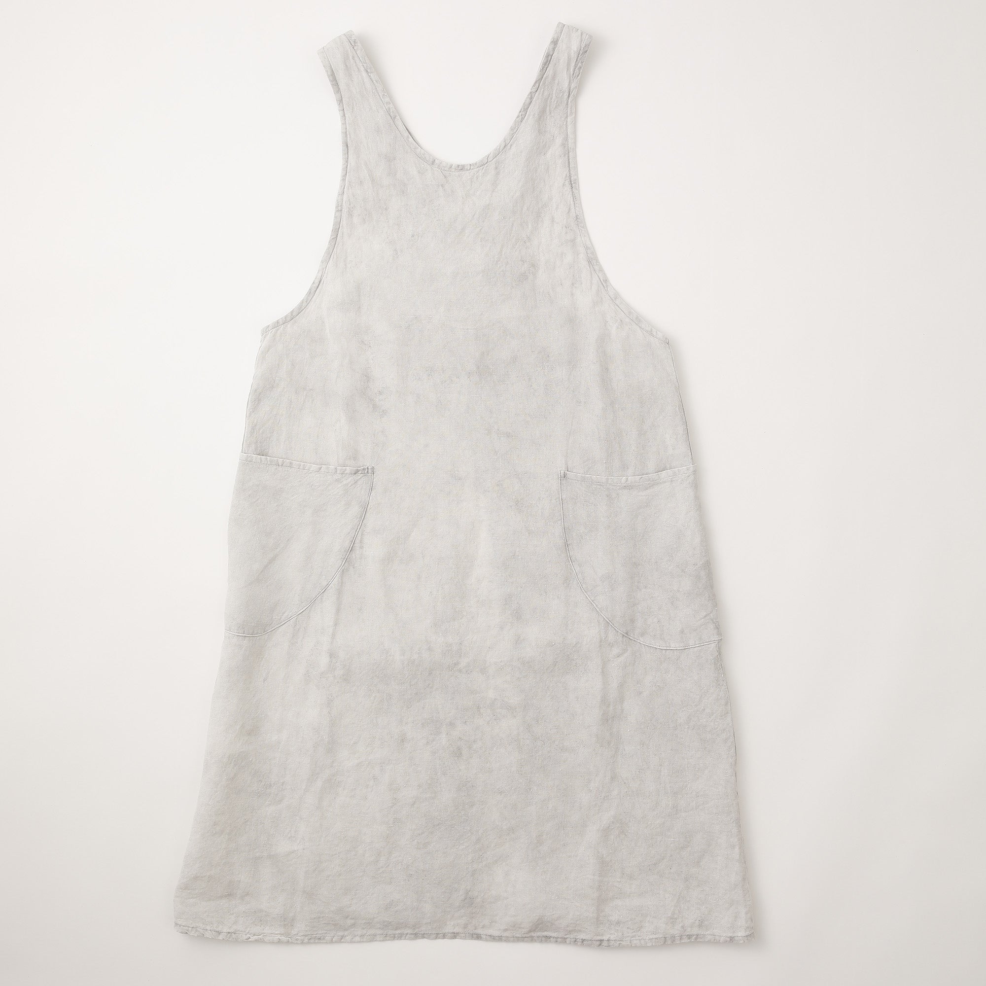 麻炭染めサロンエプロン