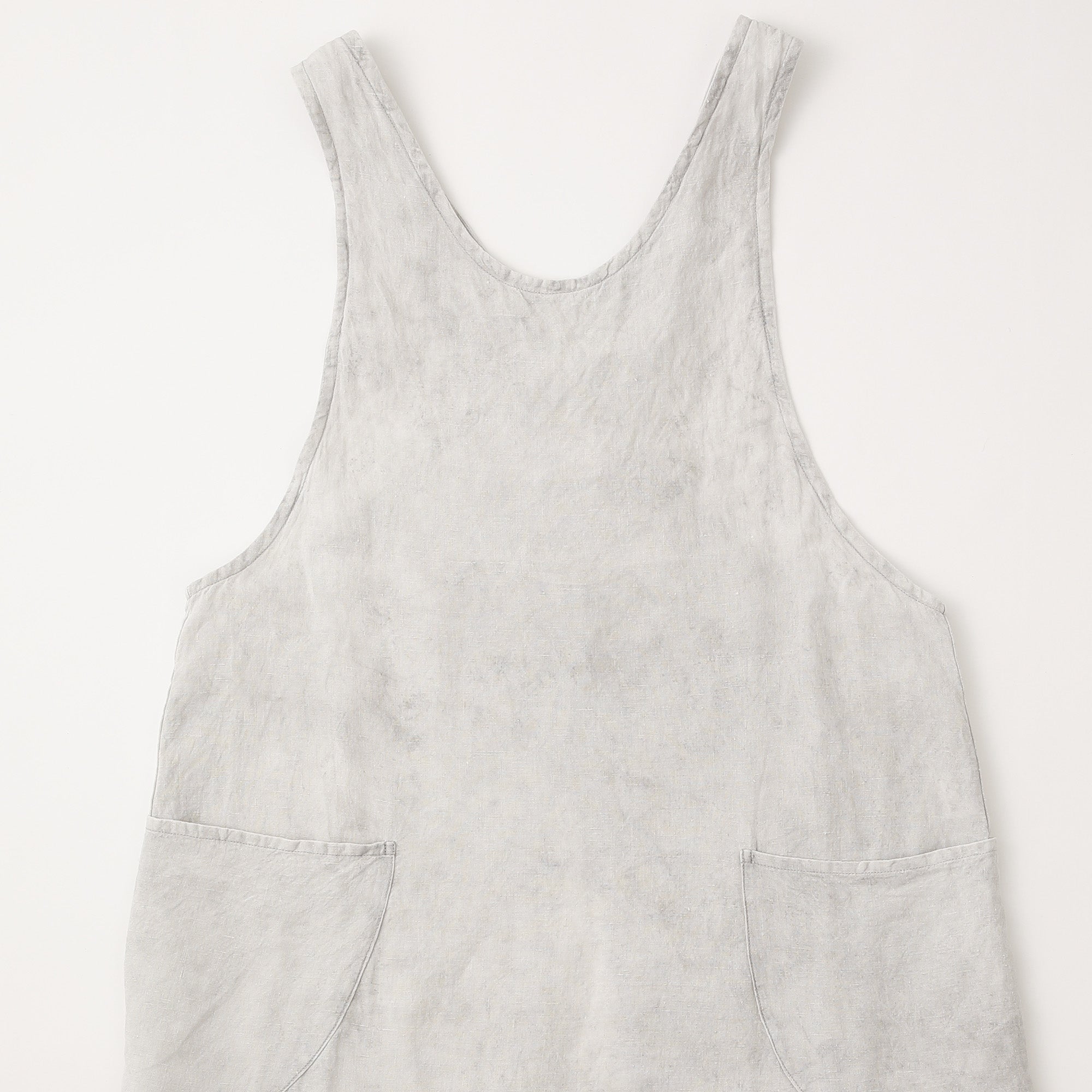 麻炭染めサロンエプロン