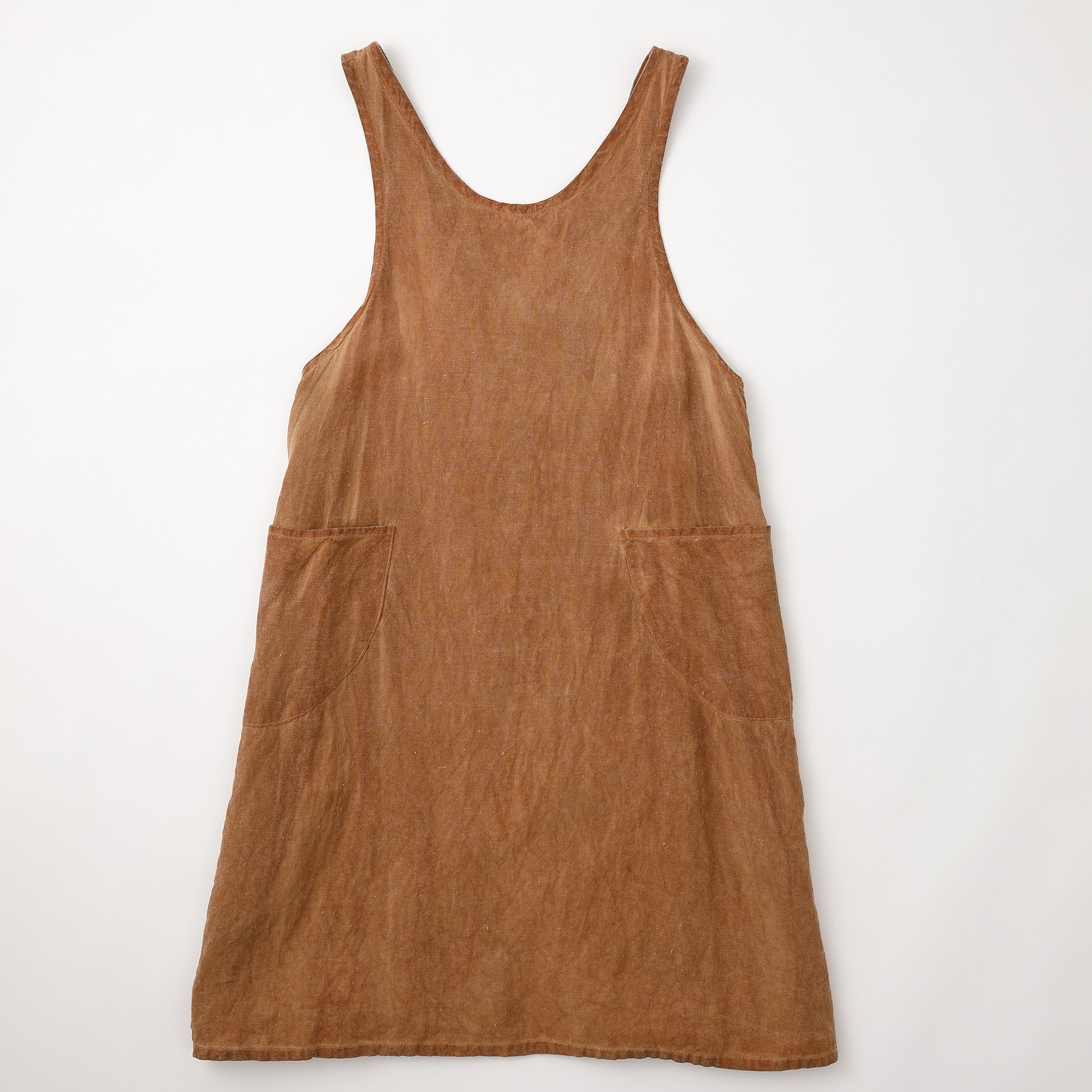 柿渋染めサロンエプロン