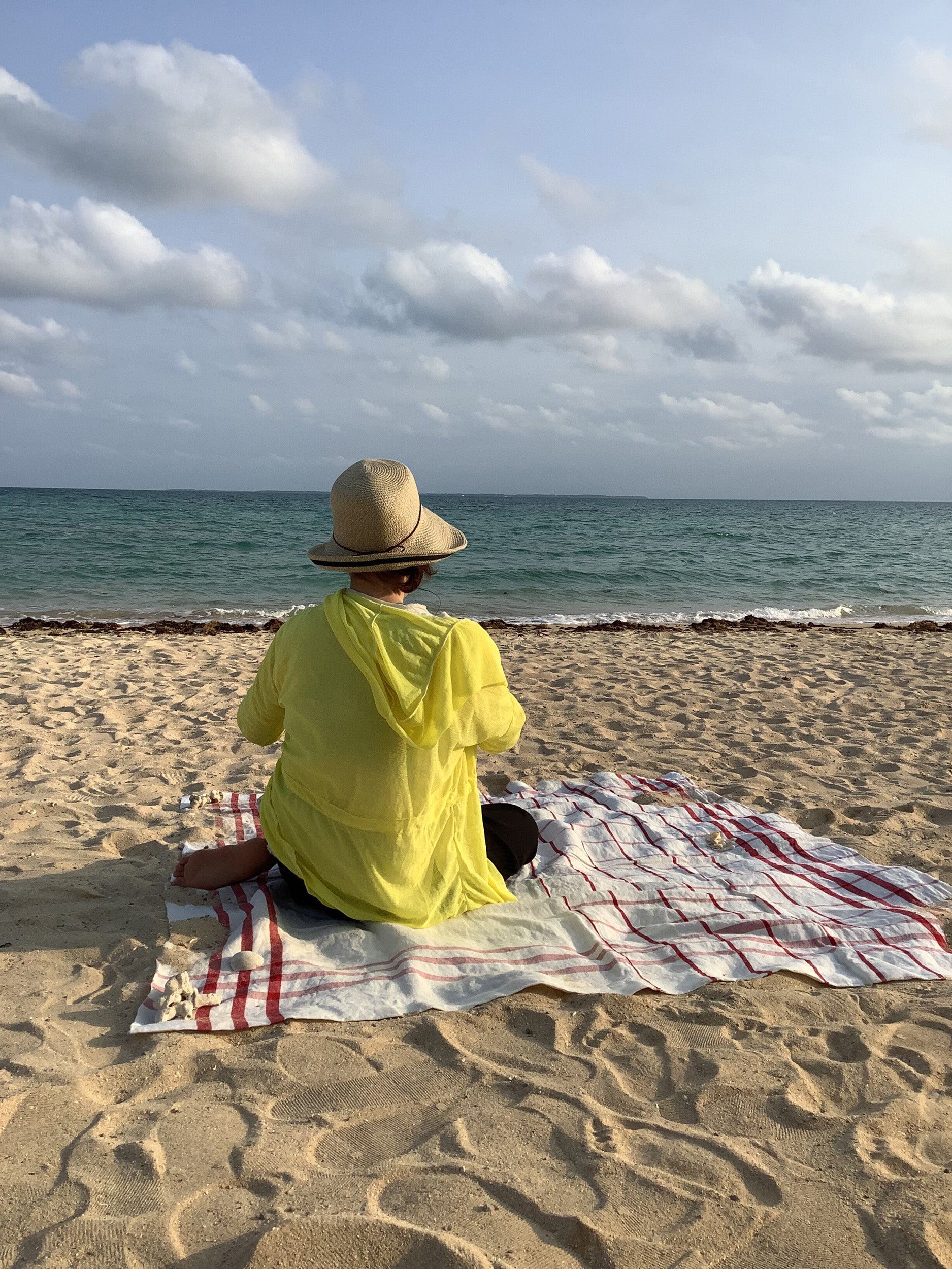 Folding Weave Linen large cloth