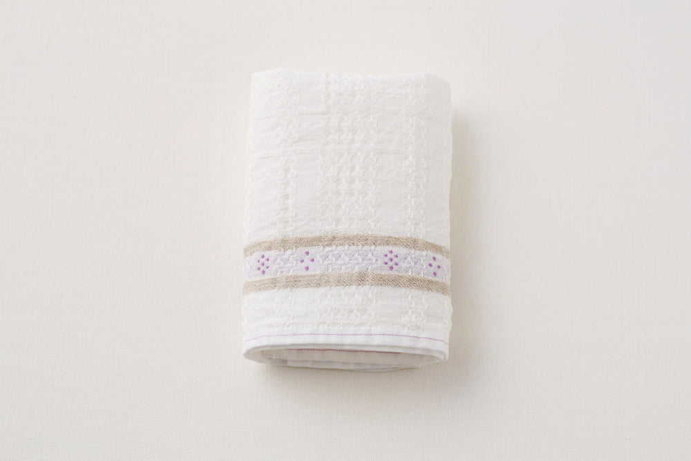 Flower Jacquard Towel