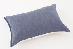 Indigo-dyed selvedge linen pillow case<p>藍染めセルビッチリネンピローケース</p>