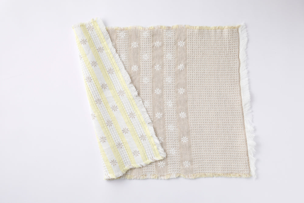 Placemat jacquard woven Flower