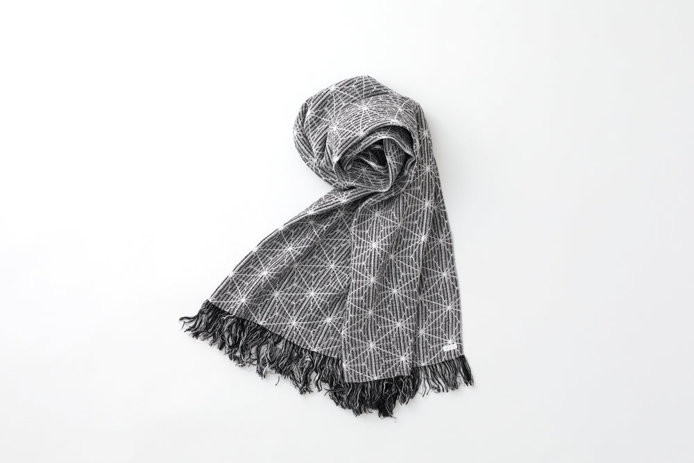 Long Scarf_Hemp Leaf Pattern