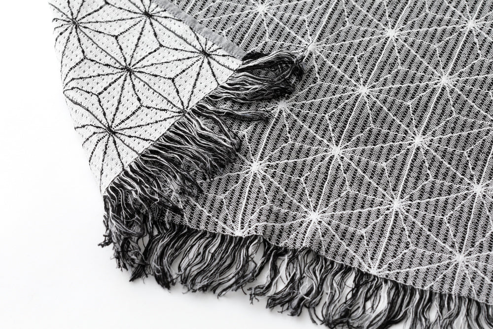 Long Scarf_Hemp Leaf Pattern