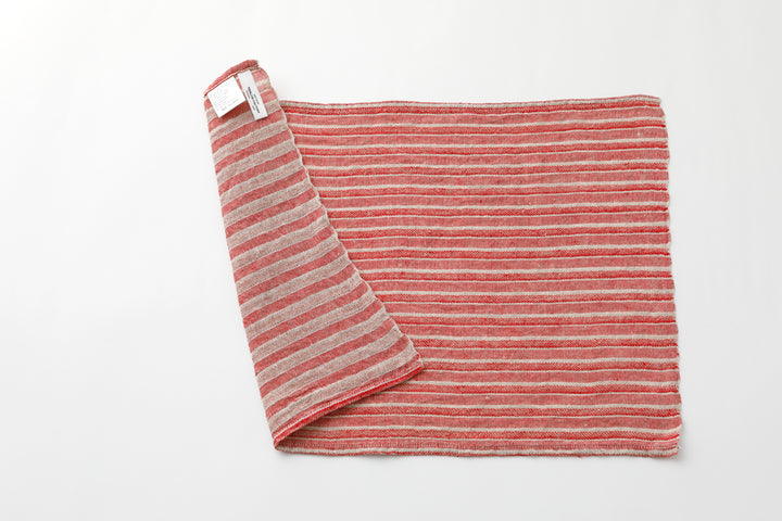 Half-size kitchen towel_Gunnai-jima<p>ハーフサイズキッチンタオル_郡内縞</p>