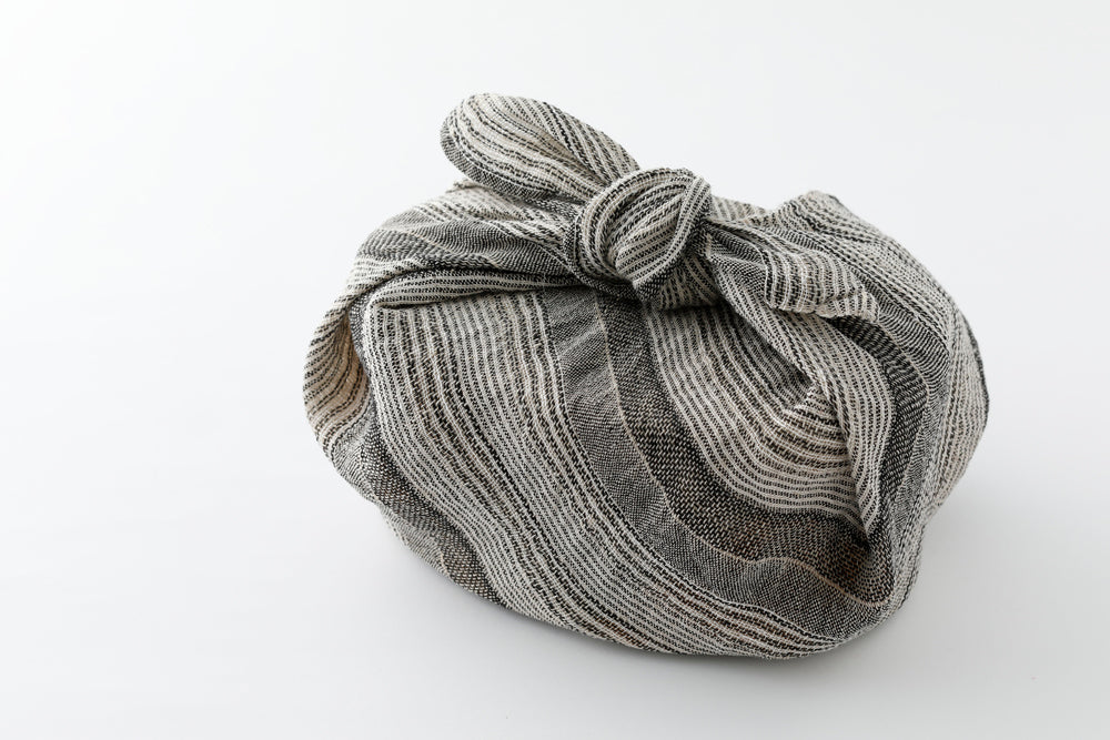 キッチンクロス_郡内縞