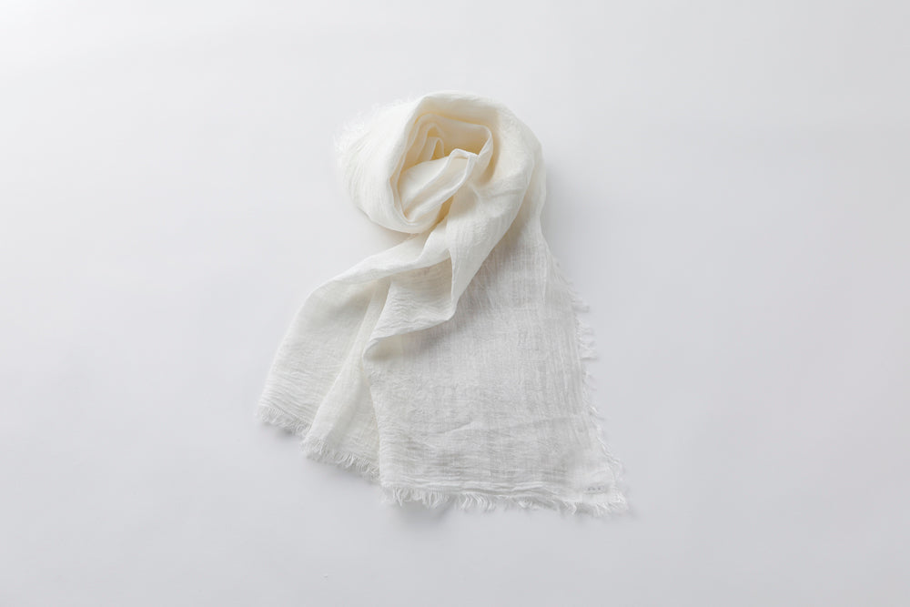 JOSEPH　ジョゼフ　リネン　大判ストール　白 JOSEPH ジョゼフ リネン 大判ストール 白 Linen White Long Scarf