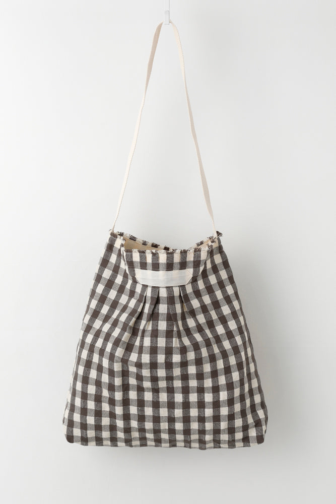 Linen Gingham Bag リネンギンガムバッグ
