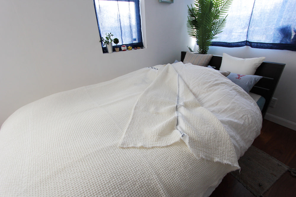 Lamb Waffle Blanket ラムワッフルブランケット