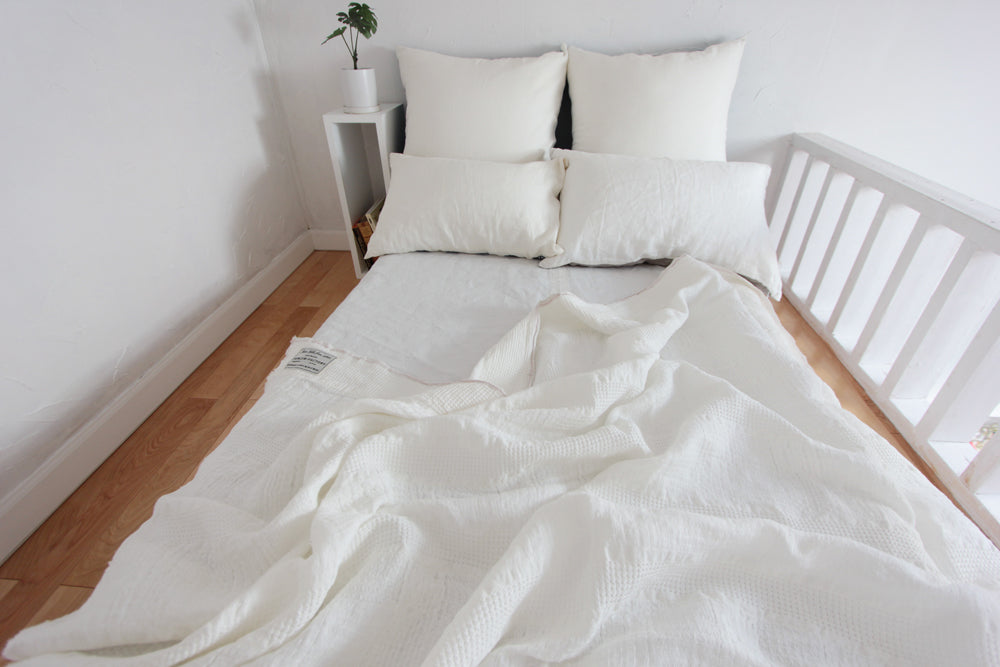 Honeycomb Border Blanket ハニカムボーダーブランケット