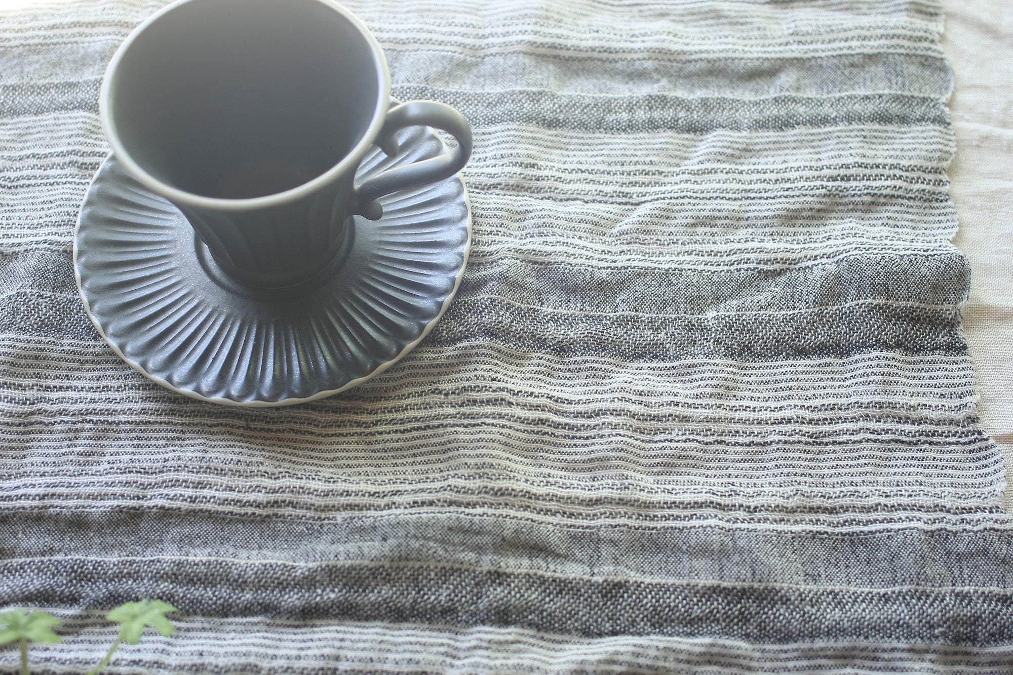 ハーフサイズキッチンタオル_郡内縞