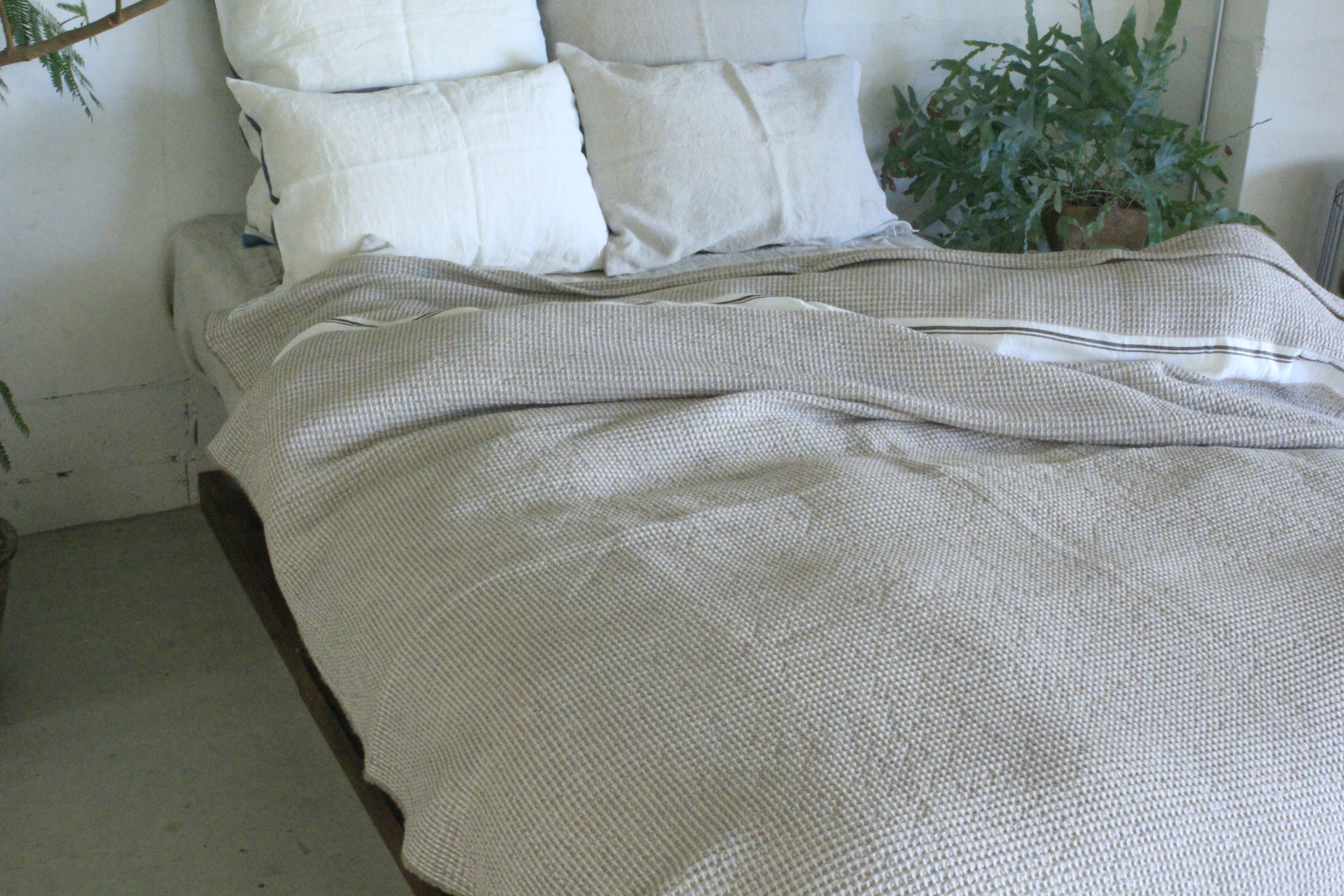 Lamb Waffle Blanket ラムワッフルブランケット