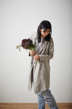 Linen Lab Coat<p>ラボコート</p>